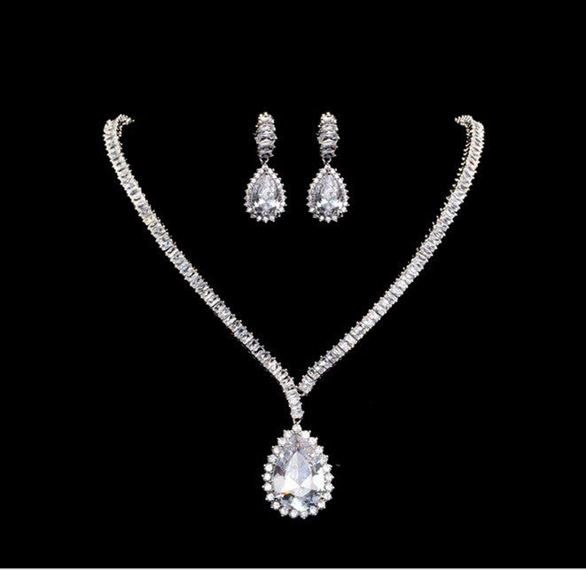 Bridal Jewelry Set Affordable Price - Ocean Heart Luxury Vivere Rosse
