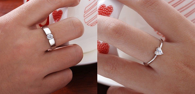 Love Story Couple Rings - VivereRosse
