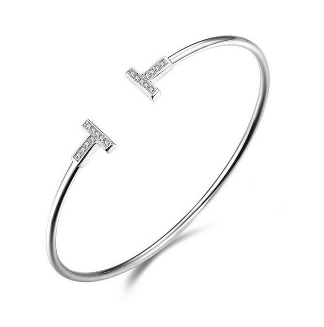 Dazzle Diva Bangle - Rose Gold - VivereRosse