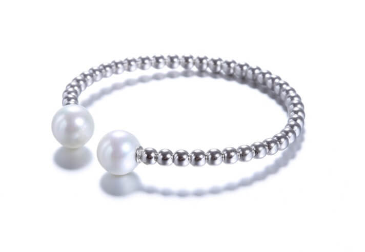 Pearl Frost Bangle