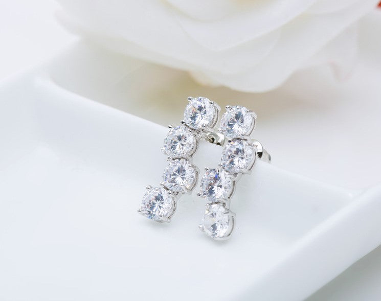 Glitzy Luxury Bridal Jewelry Set