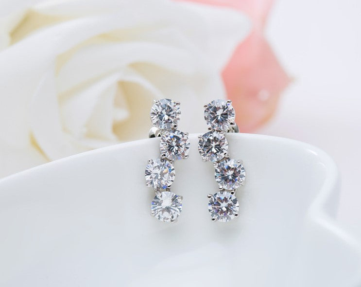 Glitzy Luxury Bridal Jewelry Set