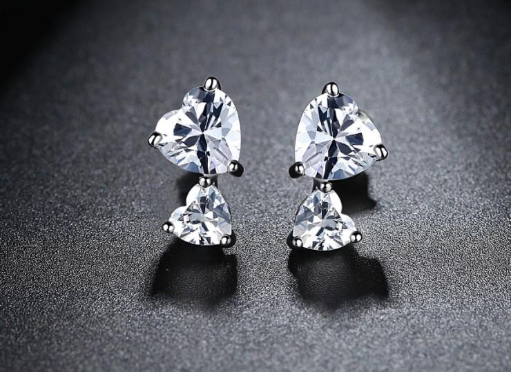 Double Happiness Stud Earrings