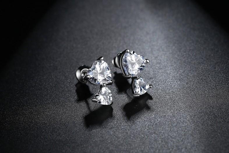 Double Happiness Stud Earrings