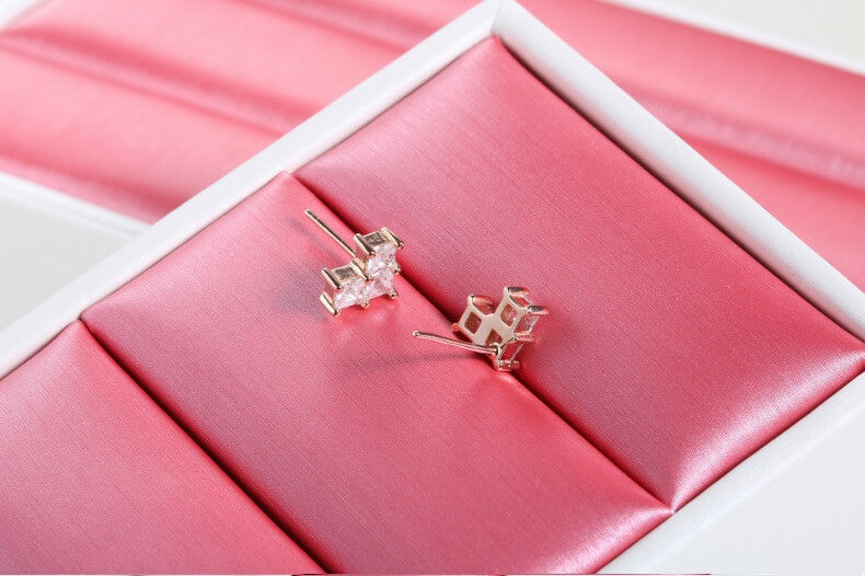 Tiny Heart Stud Earrings