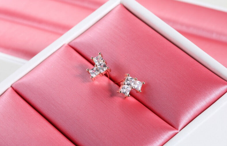 Tiny Heart Stud Earrings
