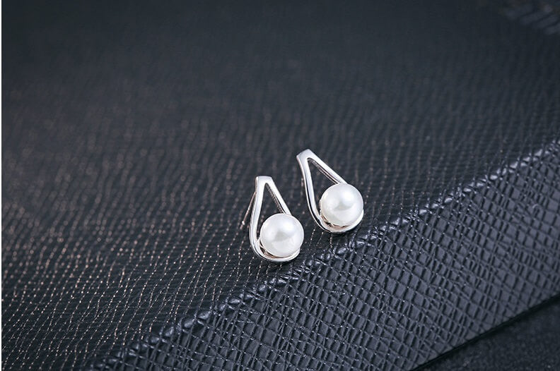 Opulence Pearl Stud Earrings