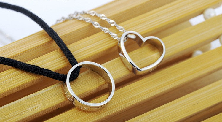Love You Forever Couple Necklace