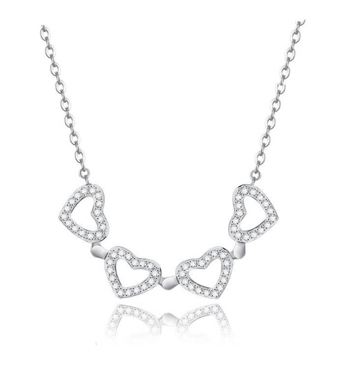 Quart Heart Necklace