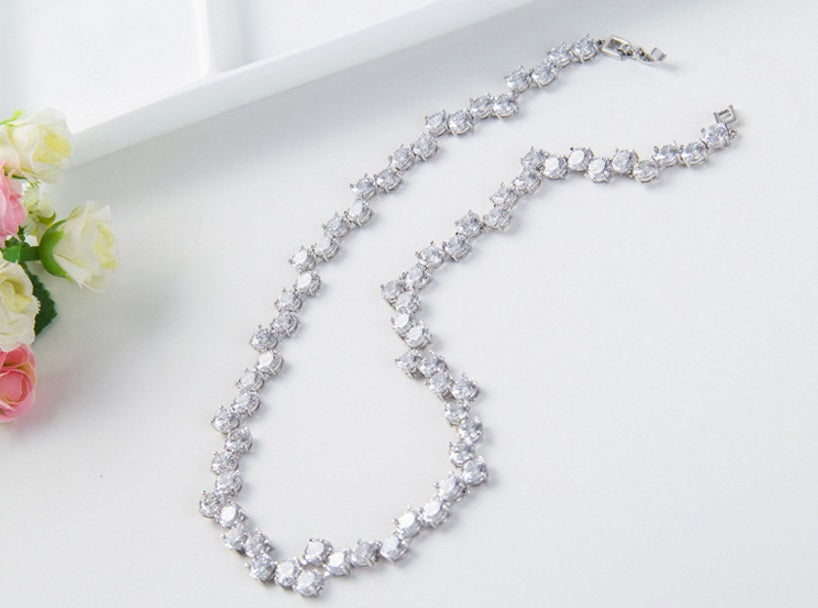 Glitzy Luxury Bridal Jewelry Set