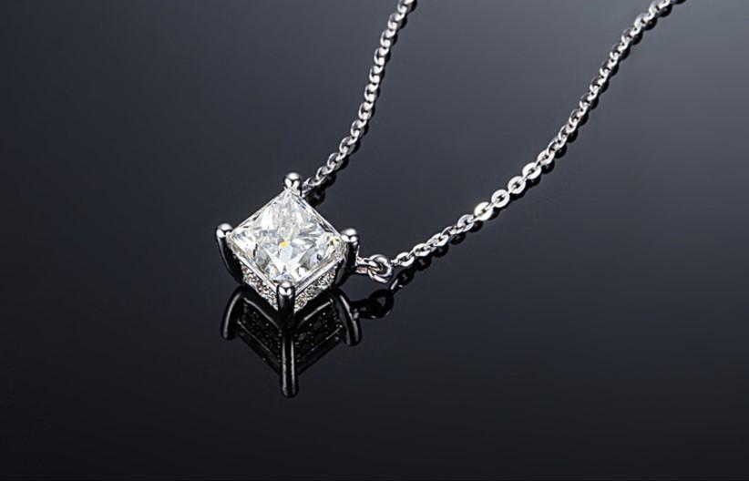 Princess Cut Necklace