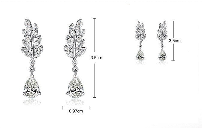 The Leaves Drop Earrings