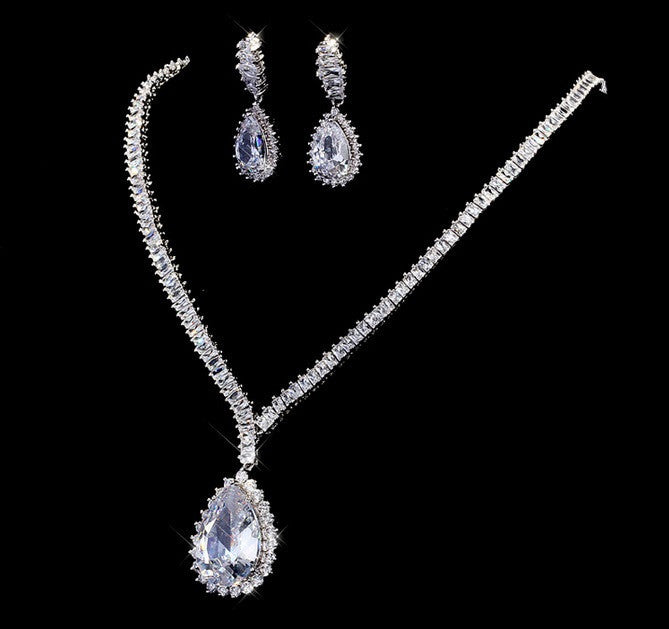 Bridal Jewelry Set Affordable Price - Ocean Heart Luxury Vivere Rosse