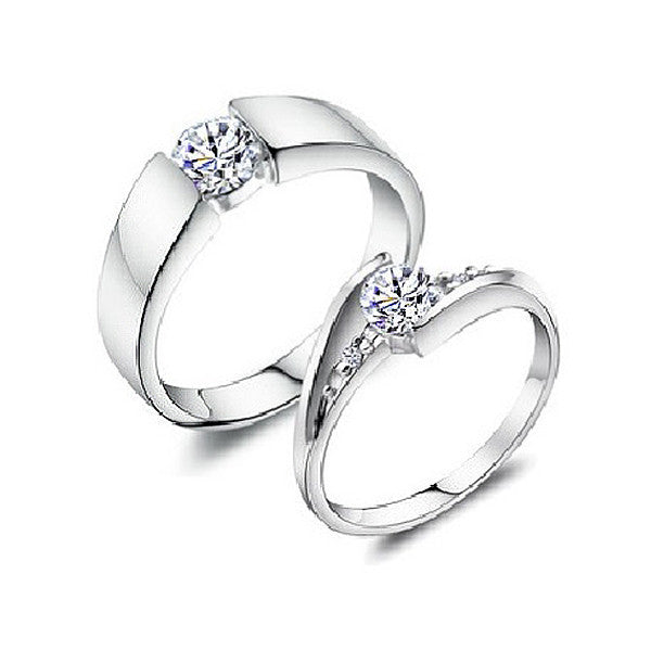 Destinee Couple Rings - you'll love this great luxurious ring! – Vivere ...