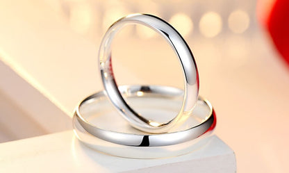 Simple Love Couple Rings