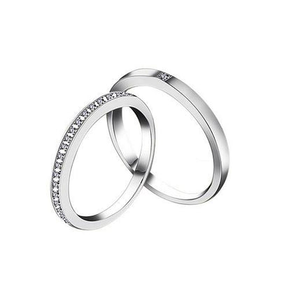 Couple Rings Silver For Sale - Love Within - Vivere Rosse