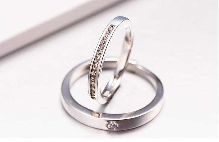 Couple Rings Silver For Sale - Love Within - Vivere Rosse