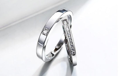 Couple Rings Silver For Sale - Love Within - Vivere Rosse