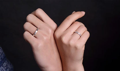 Couple Rings Silver For Sale - Love Within - Vivere Rosse