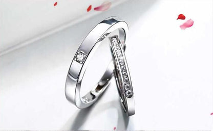 Couple Rings Silver For Sale - Love Within - Vivere Rosse