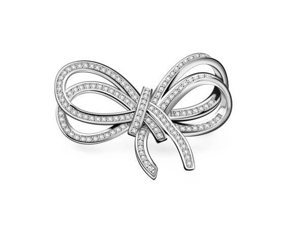 Endearing Love Knot Brooch