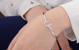 Dazzle Diva Bangle - Rose Gold - VivereRosse