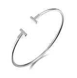 Dazzle Diva Bangle - Rose Gold - VivereRosse