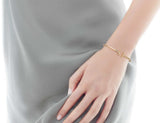 Dazzle Diva Bangle - Rose Gold - VivereRosse
