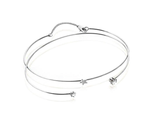 Starlight Bangle - Silver