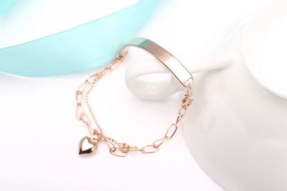 Eternal Heart Bangle Bracelet