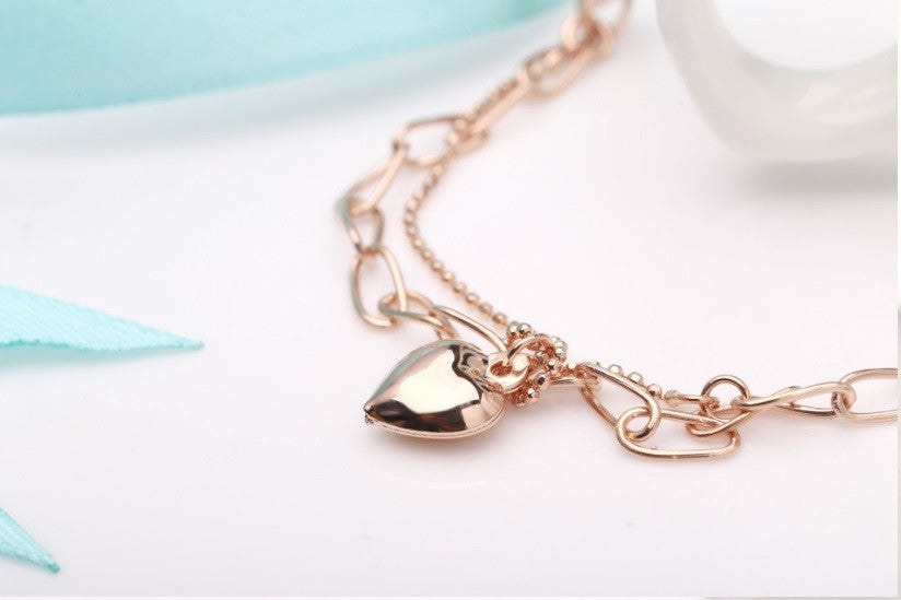 Eternal Heart Bangle Bracelet