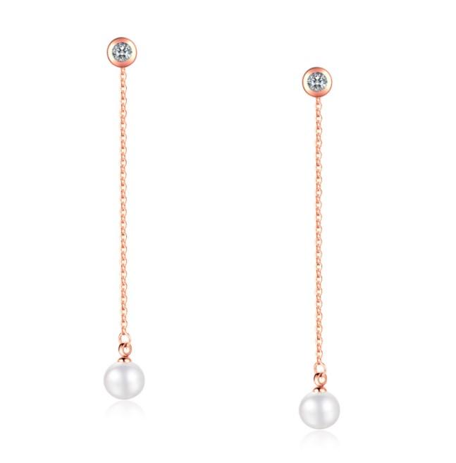 Galaxy Pearl Drop Earrings