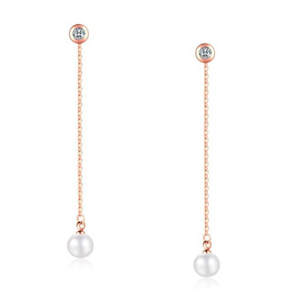 Galaxy Pearl Drop Earrings