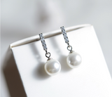 Posh Pearl Drop Earrings
