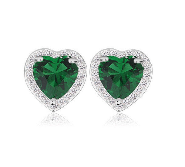 Love in Paris Stud Earrings - Crystal