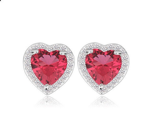 Love in Paris Stud Earrings - Crystal