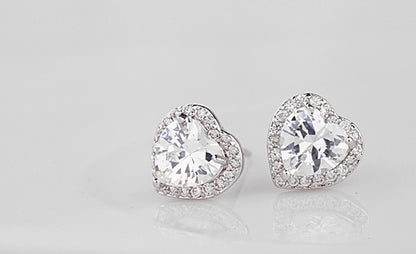 Love in Paris Stud Earrings - Crystal