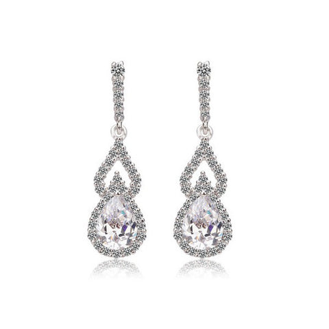 Lorraine Teardrop Dangle Earrings - VivereRosse