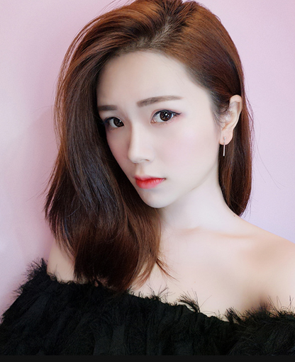 Triangle Chain Earrings