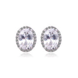 Oval Stud Earrings