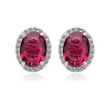 Oval Stud Earrings