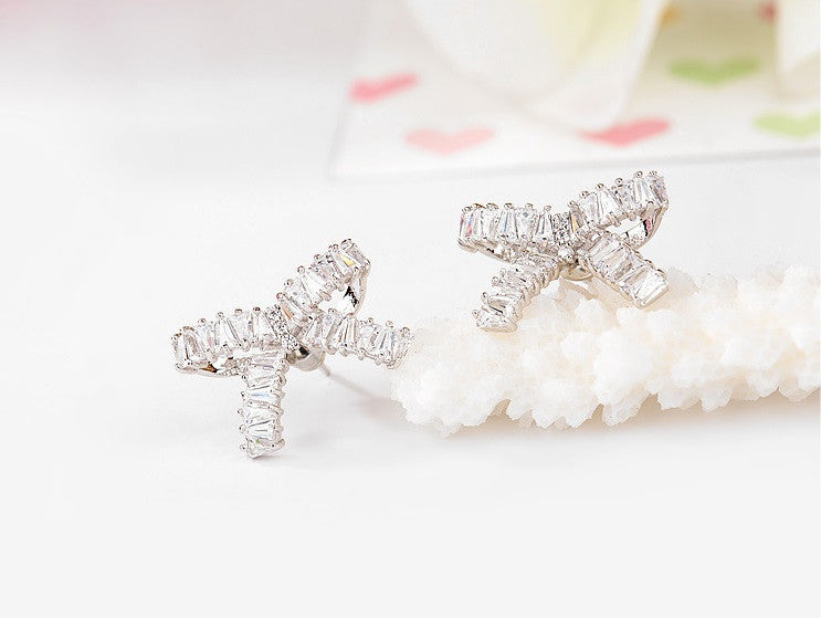 Beautiful Bow Stud Earrings