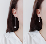 Trendy Pearl Dangle Earrings
