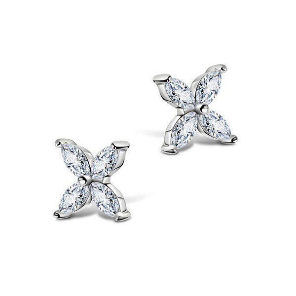 Precious Clover Stud Earrings