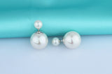 Double Pearl Stud Earrings - VivereRosse