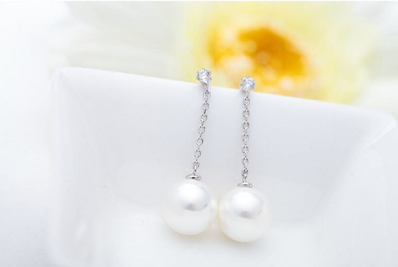 Lucilia Pearl Droplet Earrings