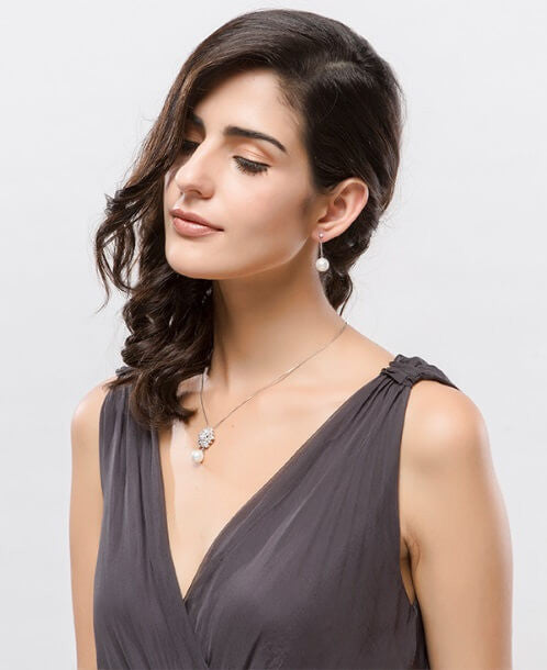 Lucilia Pearl Droplet Earrings