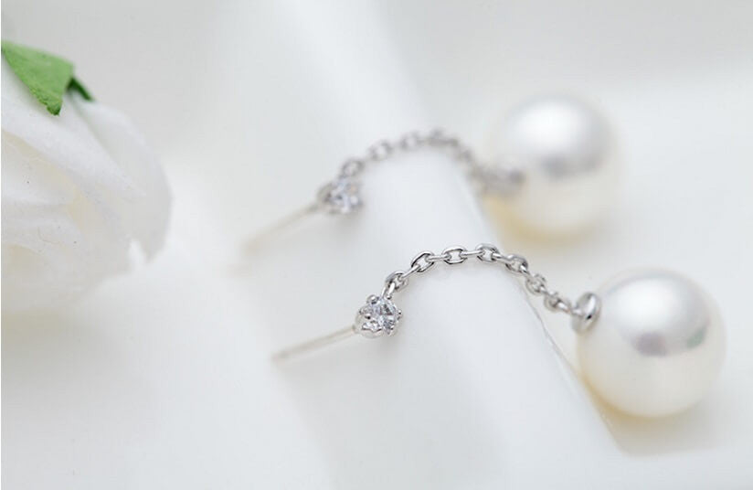 Lucilia Pearl Droplet Earrings