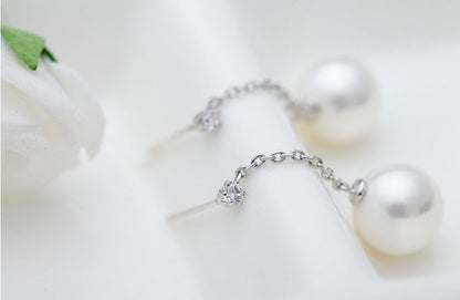 Lucilia Pearl Droplet Earrings