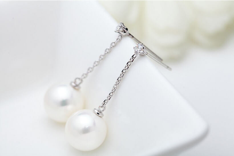 Lucilia Pearl Droplet Earrings